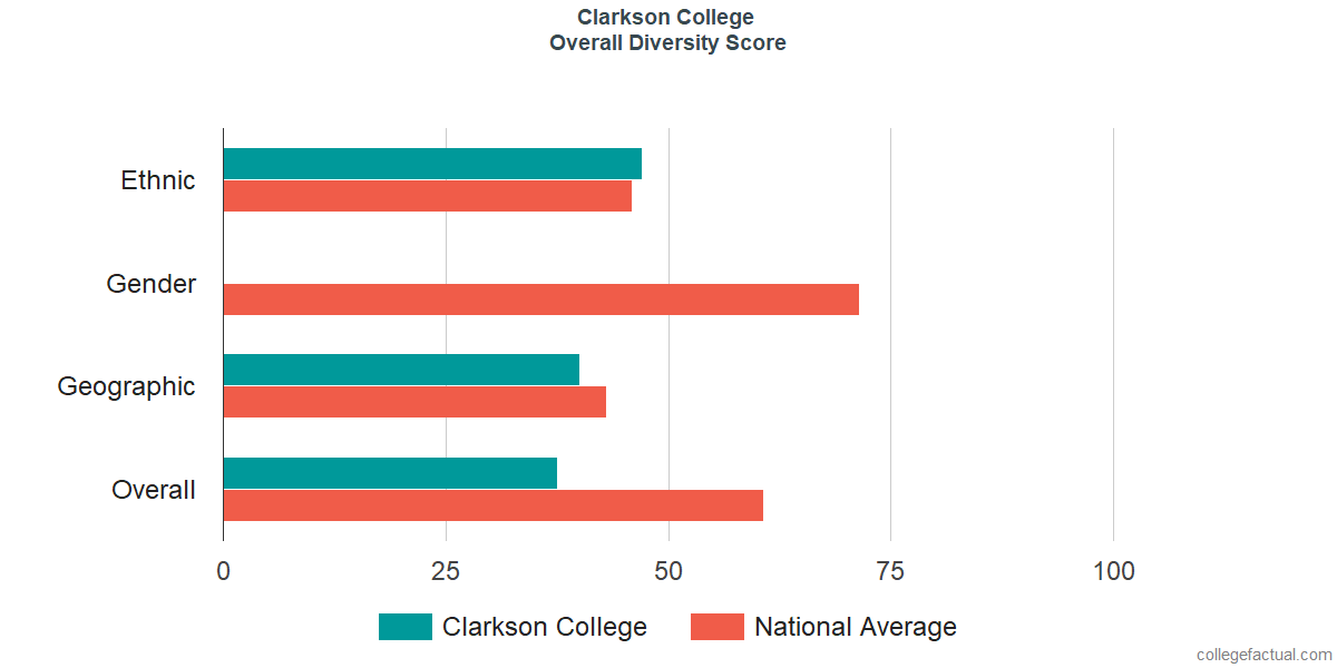 Overall Diversity at Clarkson College