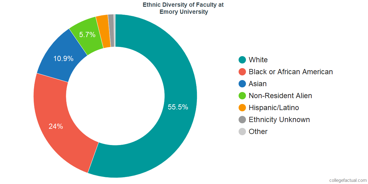 Emory University Diversity Racial Demographics & Other Stats