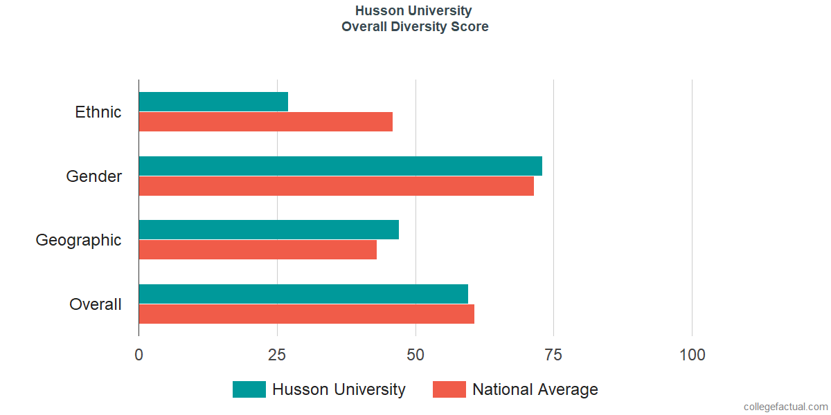 Overall Diversity at Husson University