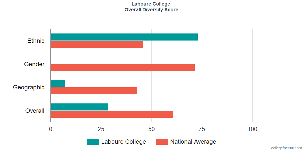 Overall Diversity at Laboure College