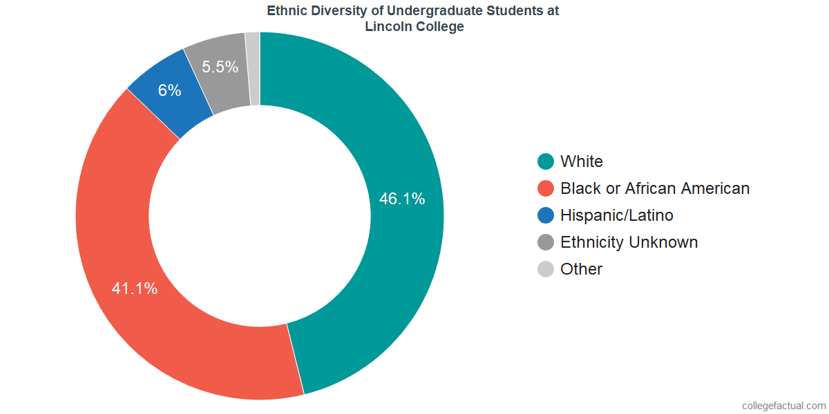 Lincoln College Diversity Racial Demographics Other Stats