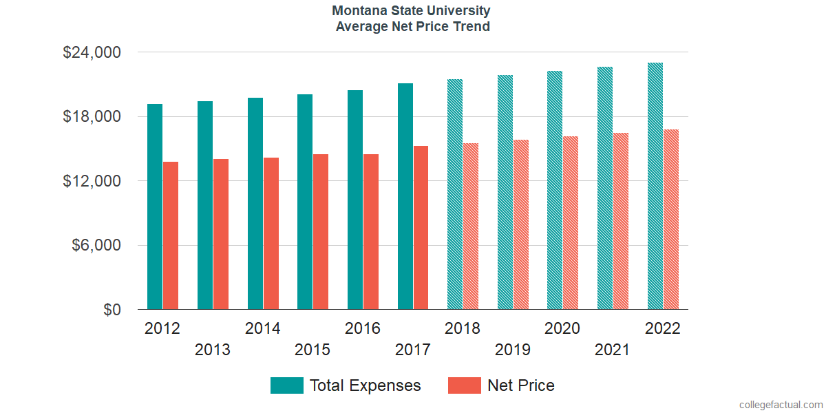 Net Price Trends at Montana State University