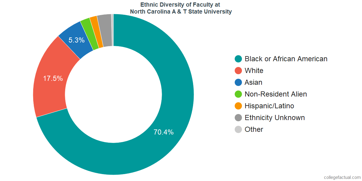 North Carolina A & T State University Diversity Racial Demographics