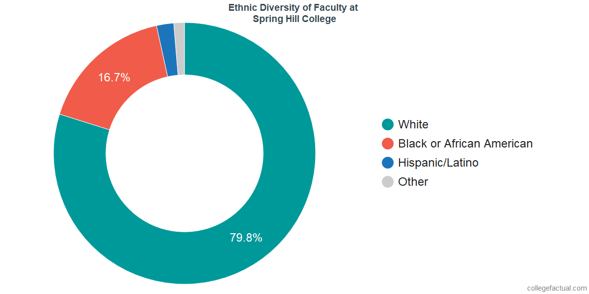 Spring Hill College Diversity Racial Demographics & Other Stats