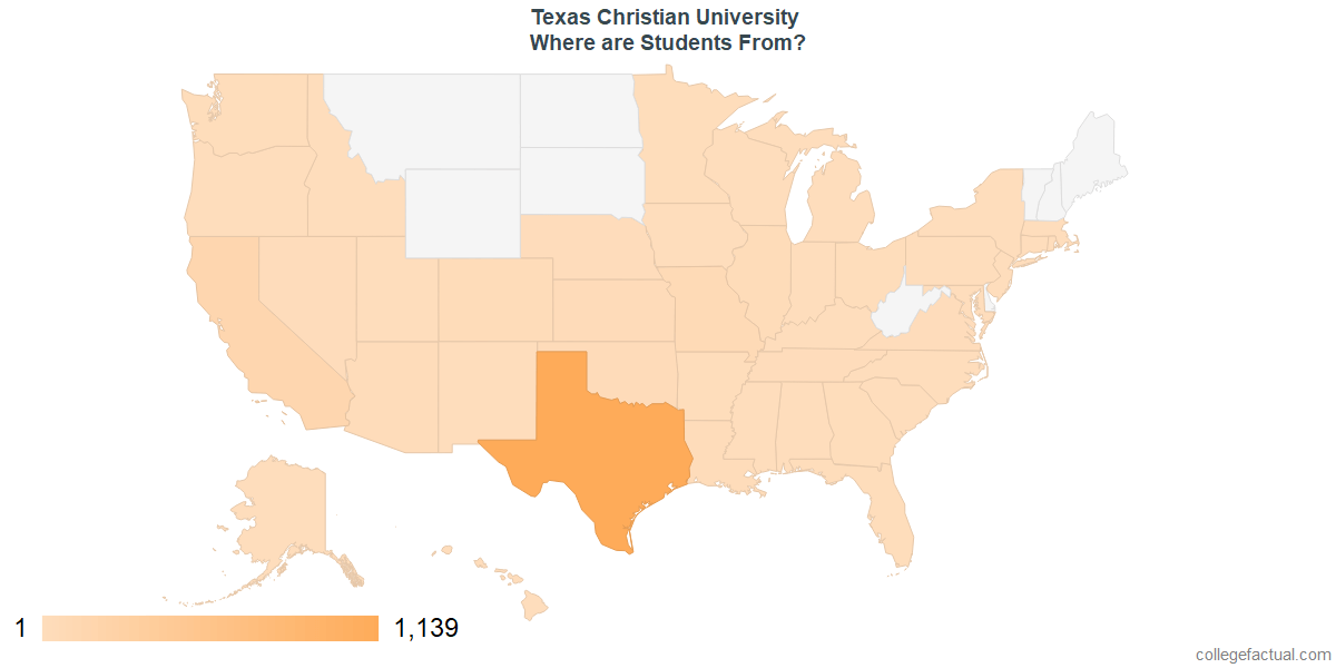 Texas Christian University Diversity Racial Demographics & Other Stats