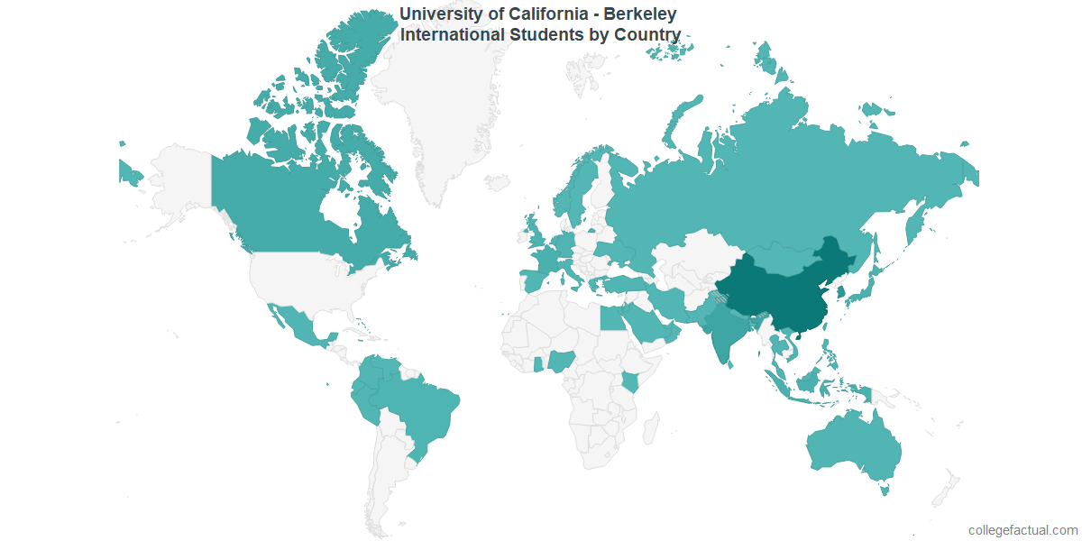 UC Berkeley International Students& Information on International  Students by Country at University of California - Berkeley