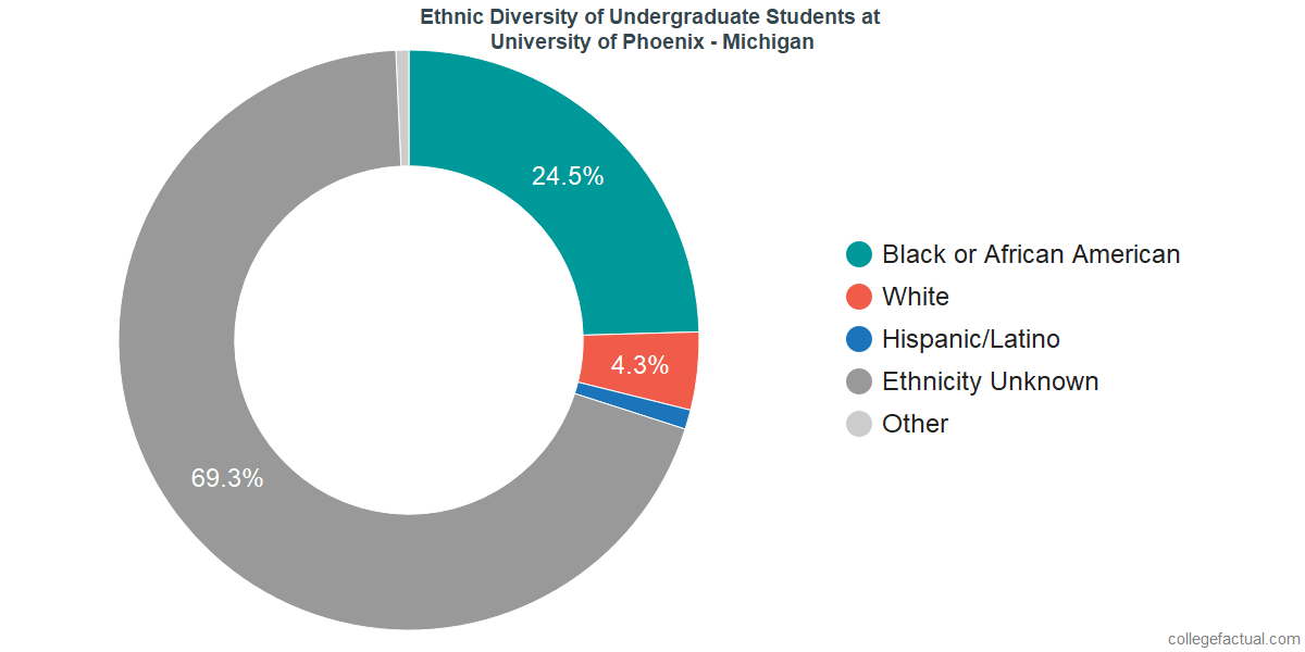 University of Phoenix Michigan Diversity Racial Demographics & Other