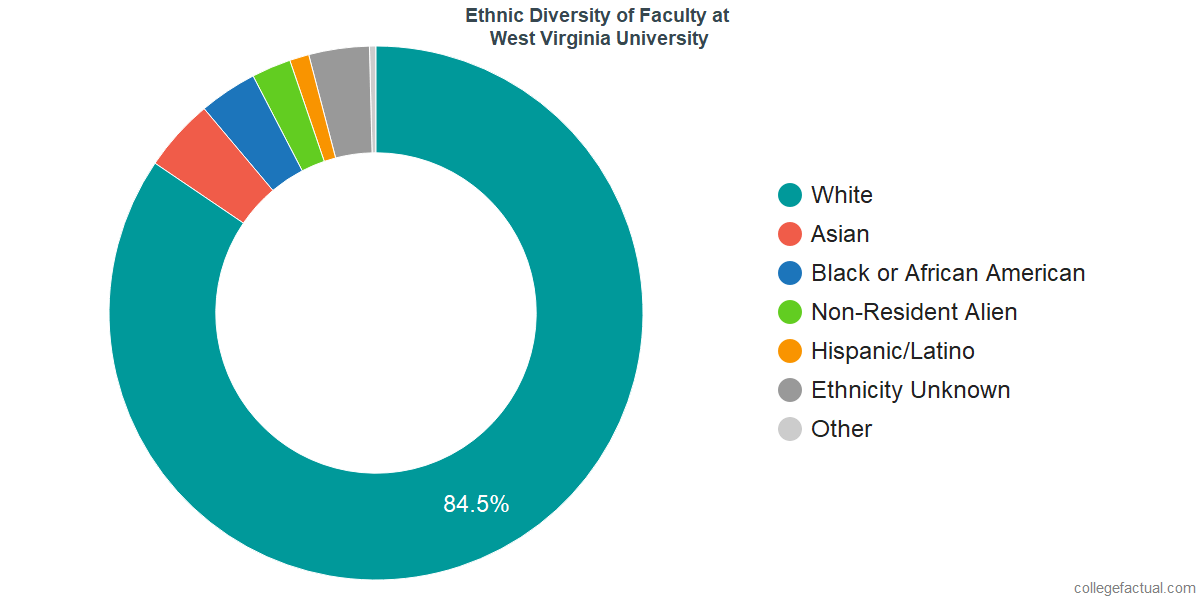 West Virginia University Diversity Racial Demographics & Other Stats